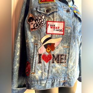 TOTALLY customized denim jacket